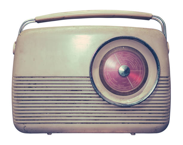 istock Isolated Vintage British Radio Set 2199859902