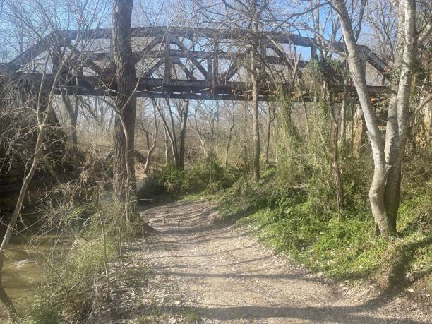 istock Old train trellis, Mill Creek, Milford, Texas 2199867469