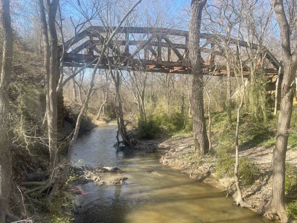 istock Old train trellis, Mill Creek, Milford, Texas 2199867479