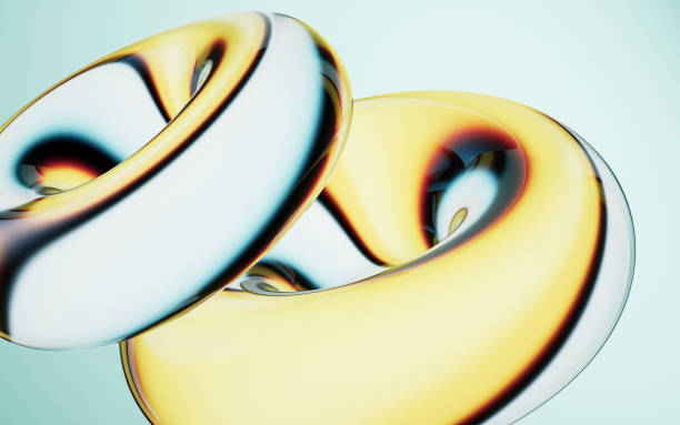 istock Abstract colorful gradient glass background with smooth transitions of color, 3d rendering. 2199881321