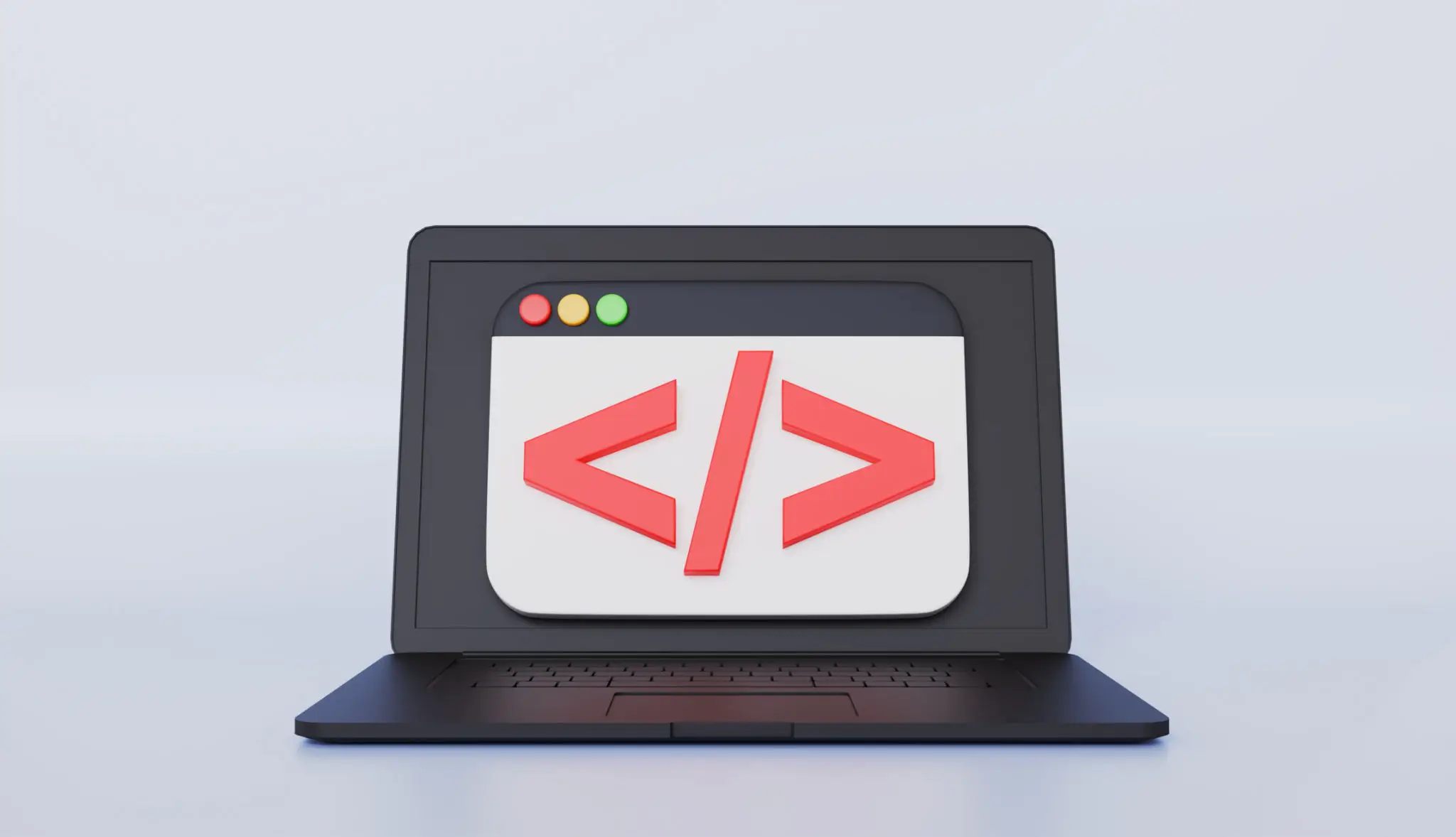 컴퓨터 자바스크립트 함수: 최적의 활용법 2 Computer laptop pc and programing code development popup, Website programming engineering language, Web coding concept