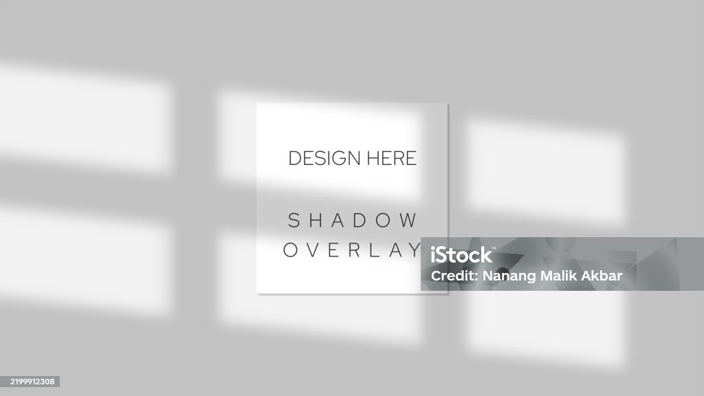 Layout Shadow Shadow Window On The Wall Shadow Overlay Effect Mockup Shadow Overlay ...