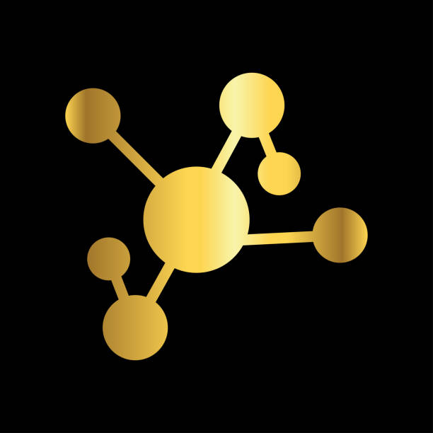 istock gold color molecule icon flat education label minimalist design for digital and print projects Graphic Design Icons Making a Huge Impact on Visual Aesthetics 2199920706