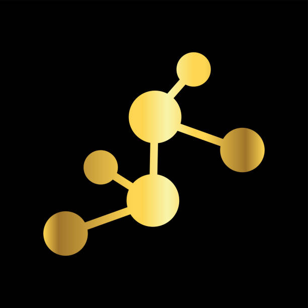 istock gold color molecule icon flat education label minimalist design for digital and print projects Graphic Design Icons Making a Huge Impact on Visual Aesthetics 2199920707