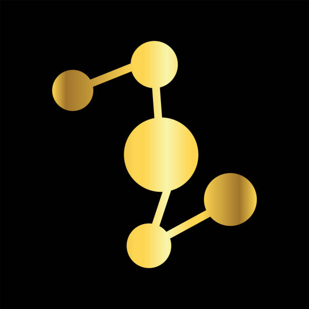 istock gold color molecule icon flat education label minimalist design for digital and print projects Graphic Design Icons Making a Huge Impact on Visual Aesthetics 2199920754