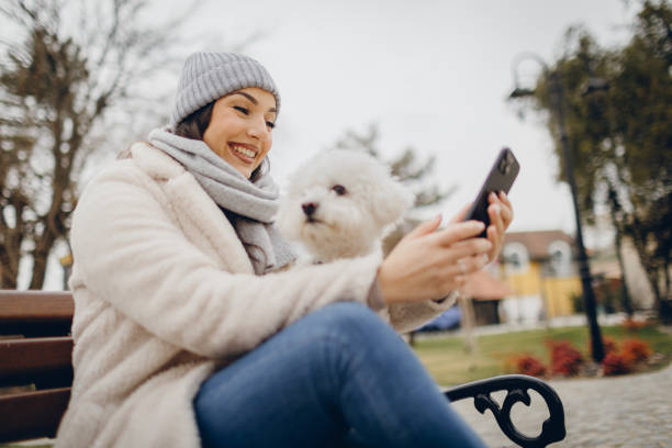 istock Taking selfie in city park 2199926810