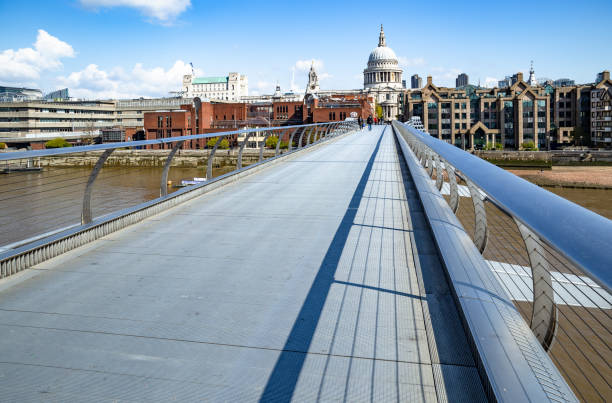 istock Millennium Bridge London England 2199927408