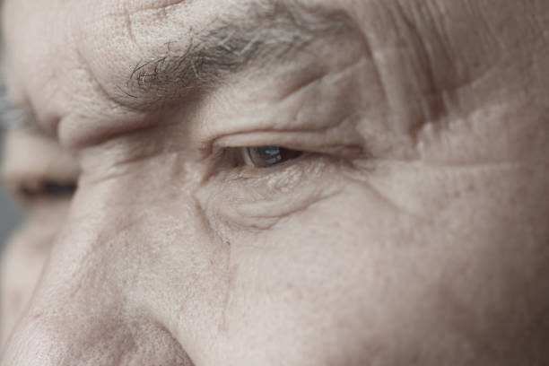 istock Close up of the senior man face 2199939682