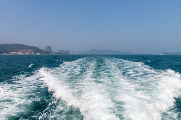 white cloudy blue sky and sea
