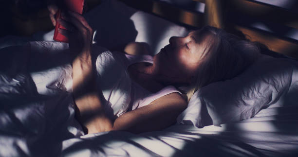 istock Senior woman with insomnia 2199948998