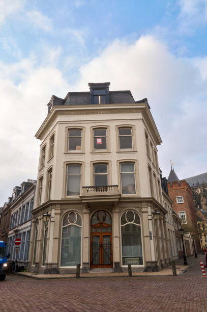 istock Elegant corner building standing majestically in utrecht, netherlands 2199949276