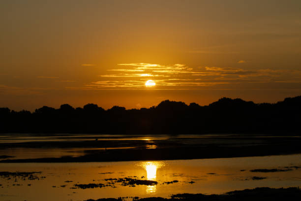istock Sunrise over the lake 2199952823