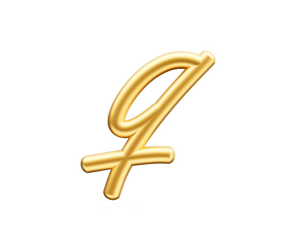istock 3d Golden Shiny Small Letter q Alphabet q Rounded Inflatable Font White Background 3d Illustration 2199957972