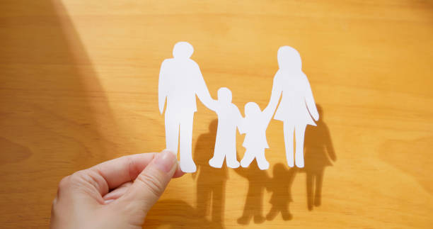 Divorce broken family concept