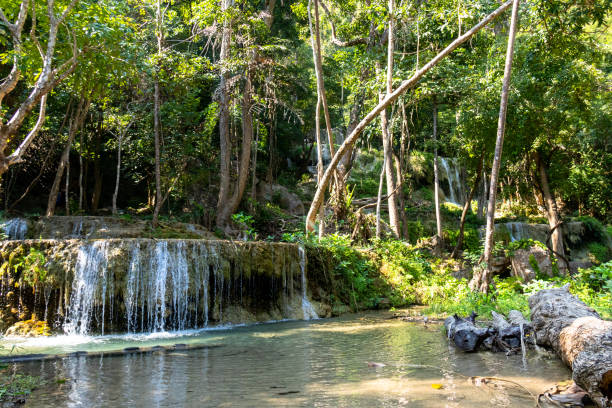 istock Seven-level Erawan Waterfall in Pattaya 2199968206