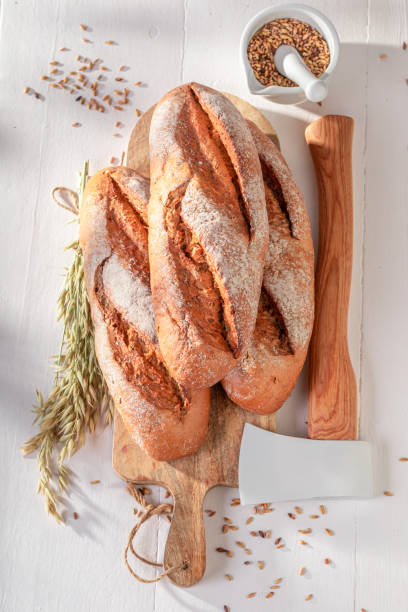 istock Homemade lumberjack bread as unique bakery products. 2199973152