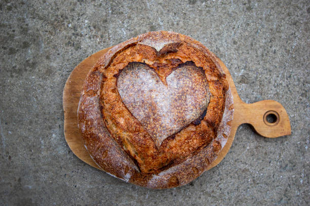 istock Beautiful homemade sourdough bread. Without industrial yeast 2199978459