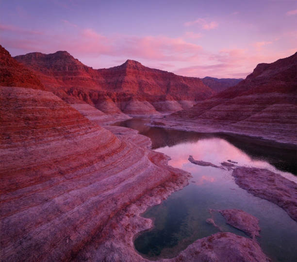 The unique scenery of the Rainbow Mountains