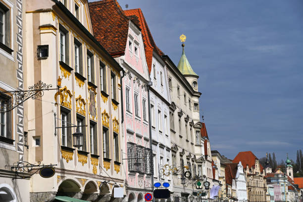 istock Old buildings and churches in Steyr, Upper Austria, Austria 2199984439