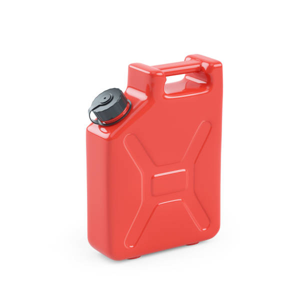 istock 3d illustration of red fuel tank 2200000277