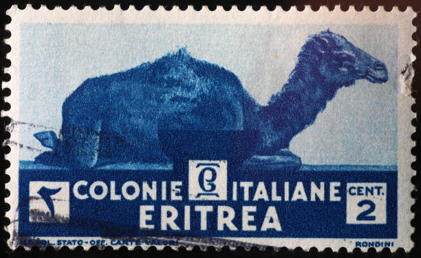 istock Ancient italian stamp from the african colony Eritrea 2200009069