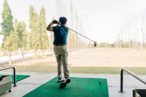 istock Professional Golfer Showcasing Balance and Precision in a Practice Session 2200010228