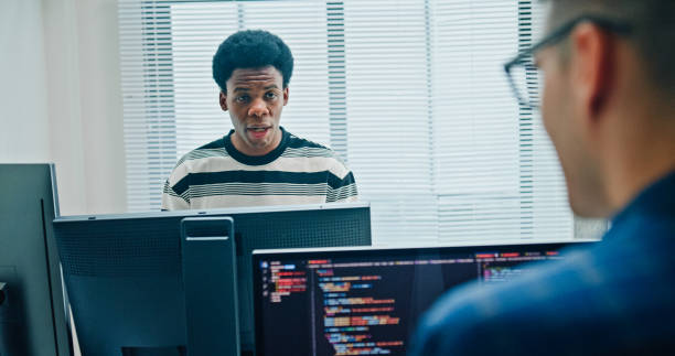 100+ Programmer Standing Desk Stock Photos, Pictures & Royalty-Free ...