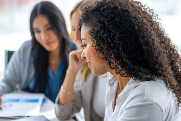 istock Three business  women meeting. 2200035510
