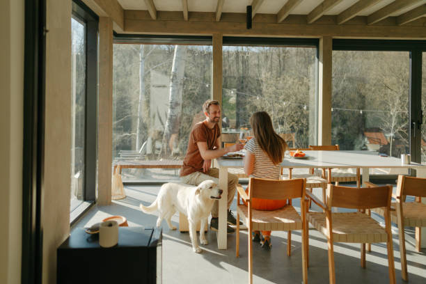 istock Having a brunch in our cabin house 2200041981