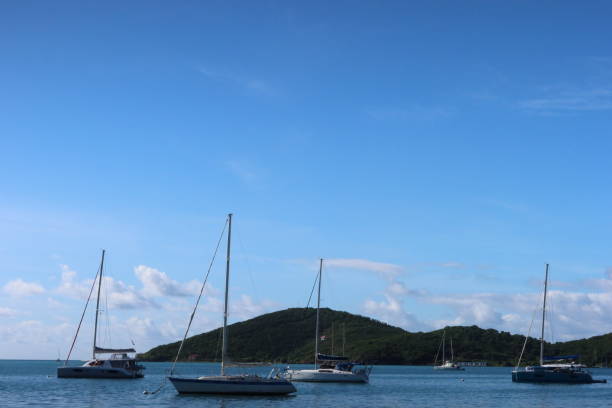 istock Caribbean Breeze: Sailboats in the St. Thomas 2200048836