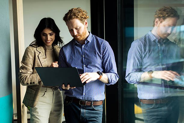 istock Young business team working in the office 2200050976