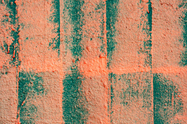 Coloured graffiti on a wall