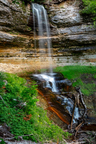 istock Pictured Rocks National Lakeshore Waterfall 2200054385