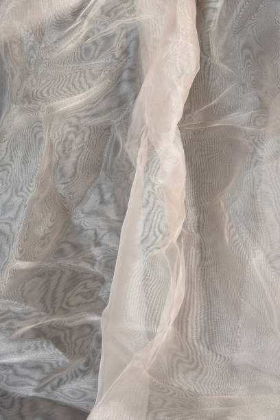 istock yellowish beige fabric crumpled wrinkled with embroidery use for texture background with space for text 2200056741