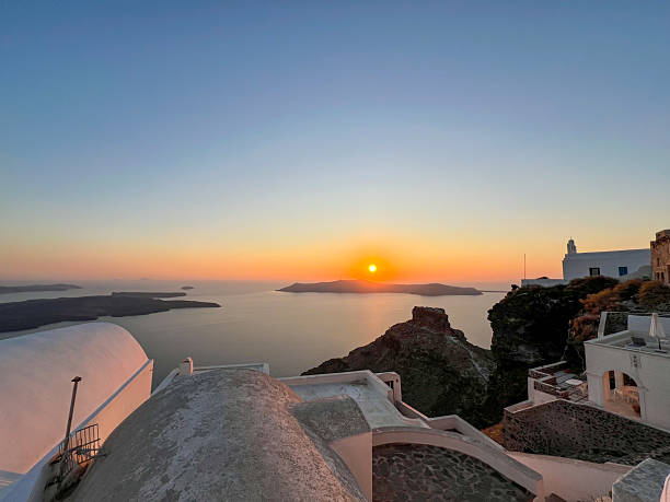 istock Santorini sunset Imerovigli 2200062772