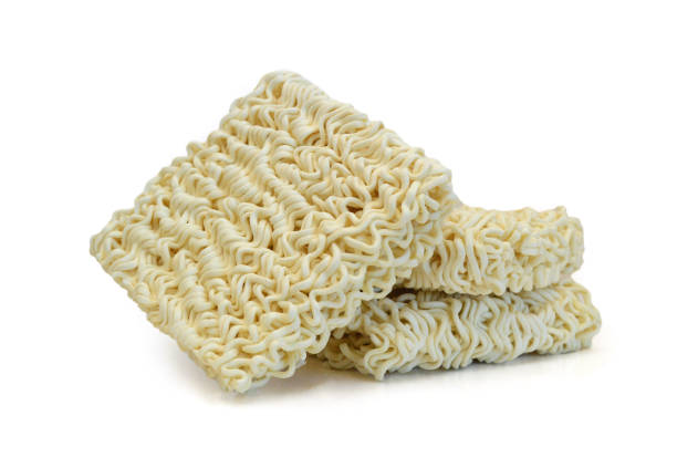 istock Instant noodles on white background 2200063948