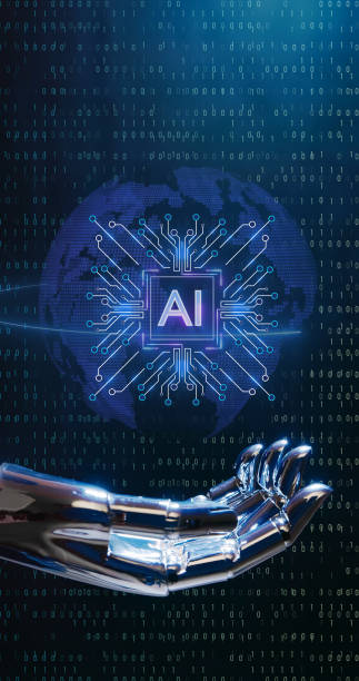 istock robot holding futuristic AI chip 2200066655