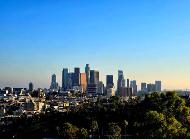 istock Los Angeles Skyline on a Summer Afternoon 2200076132