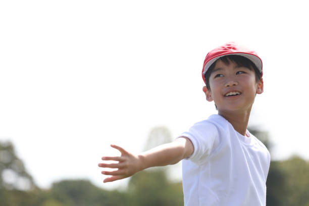 Running boy sports day image