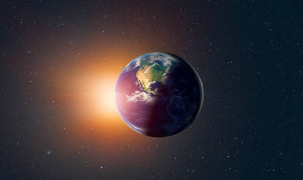 istock Planet Earth with a spectacular sunset 2200101831