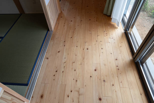 istock Natural flooring that feels good to the touch 2200107831