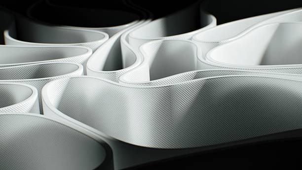 istock Abstract architecture meets minimalism in these soft-edged white formations. 2200113574