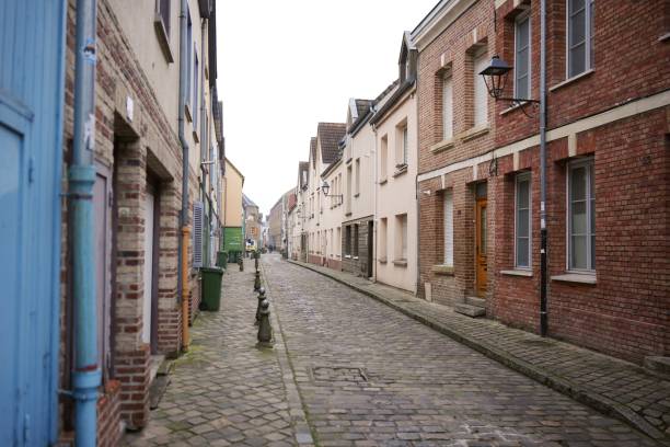 istock Cobblestone Street in Historic Amiens 2200113609