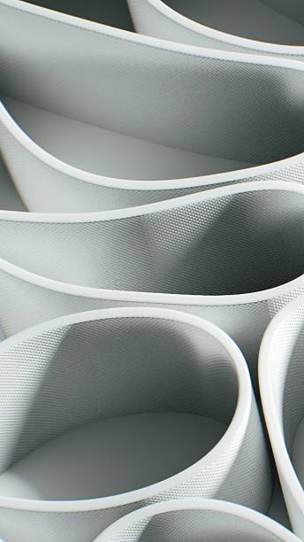 istock A macro shot of an undulating architectural design with intricate surface details. 2200114134