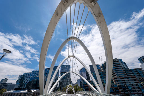 istock Seafarers Bridge in Downtown Melbourne, Australia 2200124137