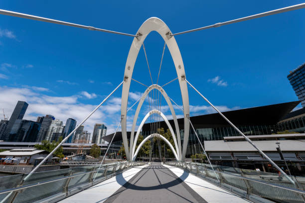 istock Seafarers Bridge in Downtown Melbourne, Australia 2200124171