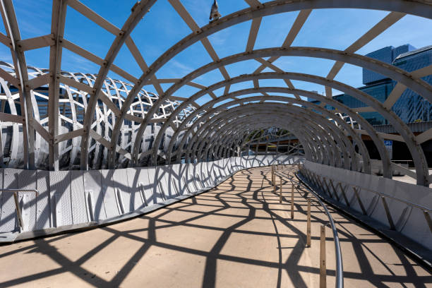 istock Webb Bridge in Docklands, Melbourne, Victoria, Australia 2200124241