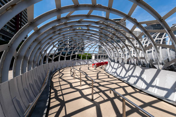 istock Webb Bridge in Docklands, Melbourne, Victoria, Australia 2200124353