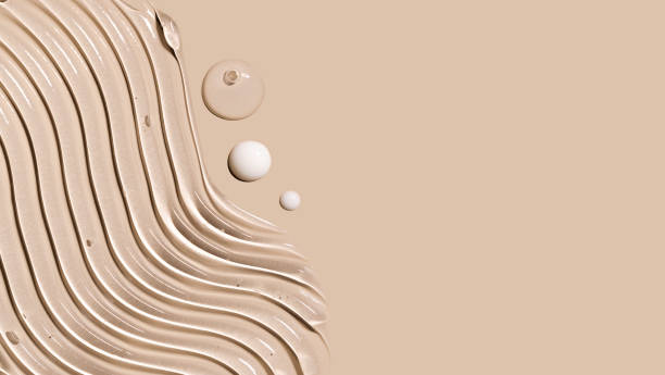 istock cosmetic texture gel essence smear close-up on beige background 2200126043