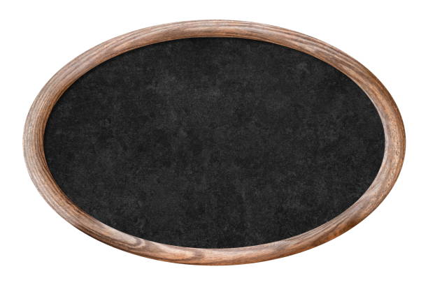 istock round wooden frame with black texture isolated on white 2200127217